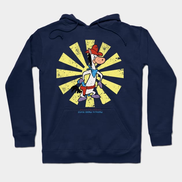 Quick Draw McGraw Retro Japanese Hoodie by Nova5